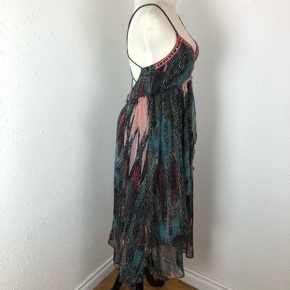 Free people Layered Embellished MIDI Dress XS - Picture 6 of 14